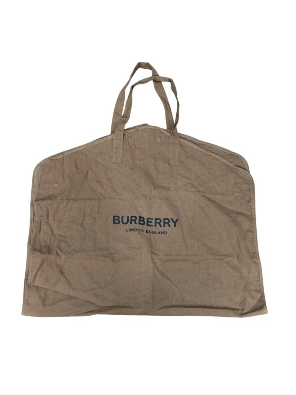 Burberry London England Tan Garment Bag 24" x 42.5 Authentic Storage Travel Gift